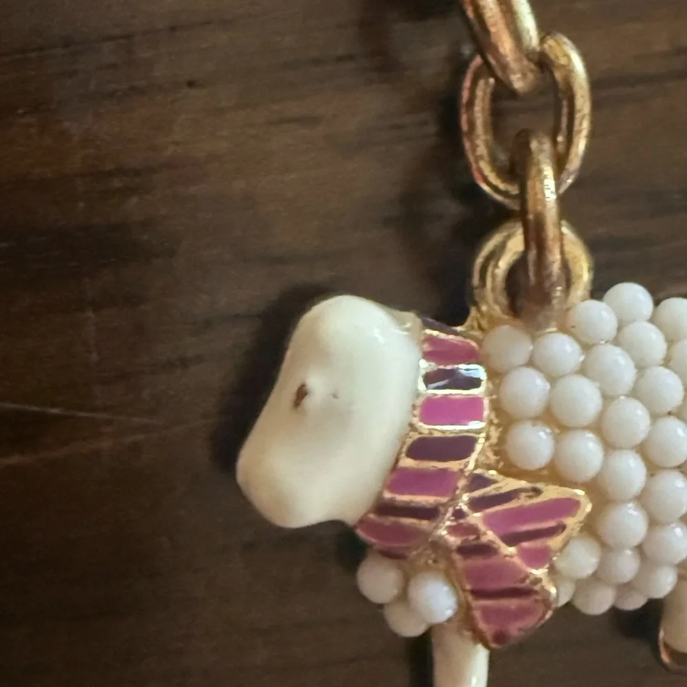 Gymboree Sheep‎ with scarf charm